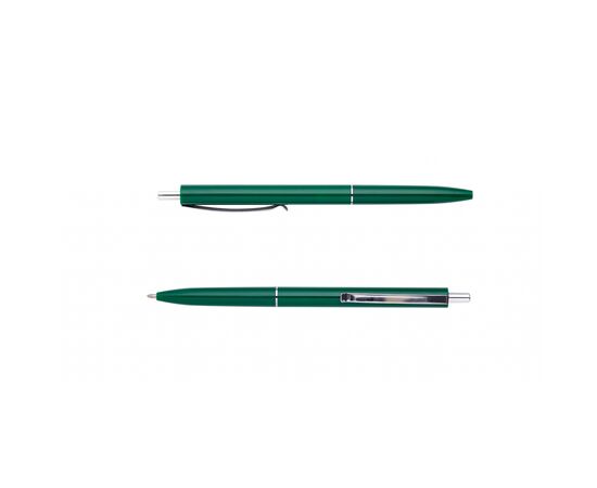 Ручка шариковая Buromax автоматическая COLOR, L2U, 1 мм, зеленый корпус,синие чернил (BM.8239-04)