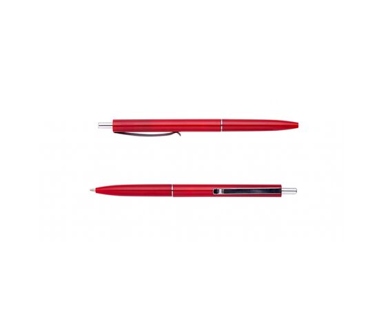 Ручка шариковая Buromax автоматическая COLOR, L2U, 1 мм, красный корпус,синие чернил (BM.8239-05)