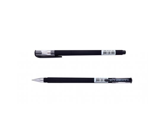 Ручка гелевая Buromax FOCUS, RUBBER TOUCH, 0,5 мм, черные чернила (BM.8331-02)