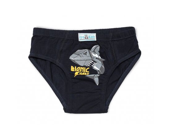 Труси BiyoKids з акулою (2527-128B-black)