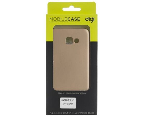 Чехол для моб. телефона Digi для SAMSUNG A7 (2017)/A720 - Soft touch PC (Gold) (6330590), изображение 3 Чехол для моб. телефона Digi для SAMSUNG A7 (2017)/A720 - Soft touch PC (Gold) (6330590), изображение 3