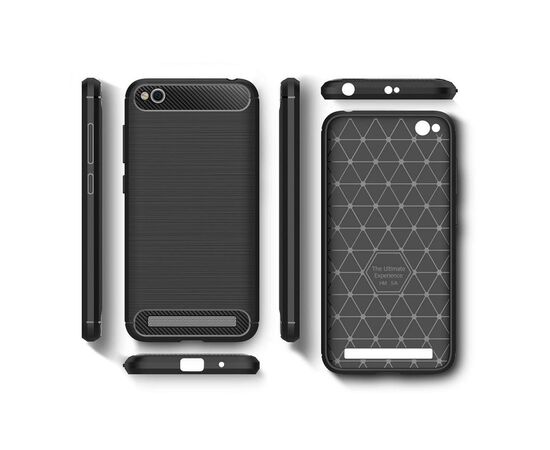 Чехол для моб. телефона Laudtec для Xiaomi Redmi 5A Carbon Fiber (Black) (LT-R5AB), изображение 3 Чехол для моб. телефона Laudtec для Xiaomi Redmi 5A Carbon Fiber (Black) (LT-R5AB), изображение 3