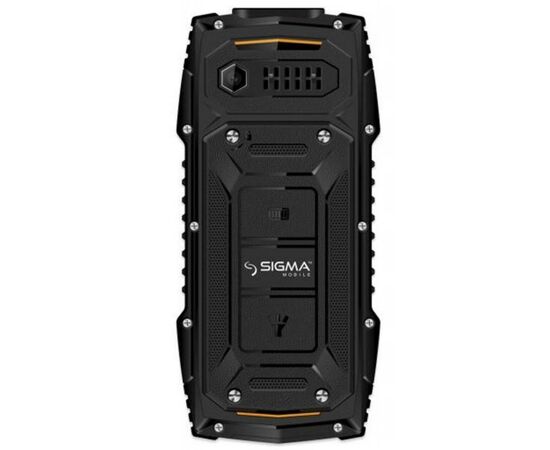 Мобільний телефон Sigma X-treme AZ68 Black Orange (4827798374917), зображення 2 Мобільний телефон Sigma X-treme AZ68 Black Orange (4827798374917), зображення 2