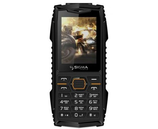 Мобильный телефон Sigma X-treme AZ68 Black Orange (4827798374917)
