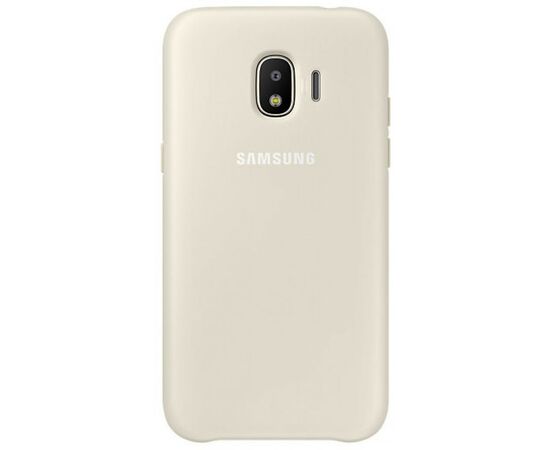 Чехол для мобильного телефона Samsung J2 (2018)/EF-PJ250CFEGRU - Dual Layer Cover (Gold) (EF-PJ250CFEGRU), изображение 4 Чехол для мобильного телефона Samsung J2 (2018)/EF-PJ250CFEGRU - Dual Layer Cover (Gold) (EF-PJ250CFEGRU), изображение 4
