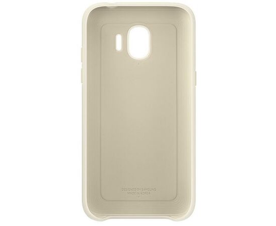 Чехол для мобильного телефона Samsung J2 (2018)/EF-PJ250CFEGRU - Dual Layer Cover (Gold) (EF-PJ250CFEGRU), изображение 7 Чехол для мобильного телефона Samsung J2 (2018)/EF-PJ250CFEGRU - Dual Layer Cover (Gold) (EF-PJ250CFEGRU), изображение 7