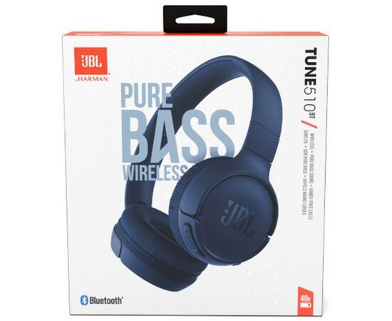 Навушники JBL Tune 510BT Blue (JBLT510BTBLUEU), зображення 7 Навушники JBL Tune 510BT Blue (JBLT510BTBLUEU), зображення 7