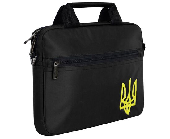 Сумка для ноутбука Porto 12'' PN12 TRIZUB Black (PN12BK_TRIZ), изображение 2 Сумка для ноутбука Porto 12'' PN12 TRIZUB Black (PN12BK_TRIZ), изображение 2