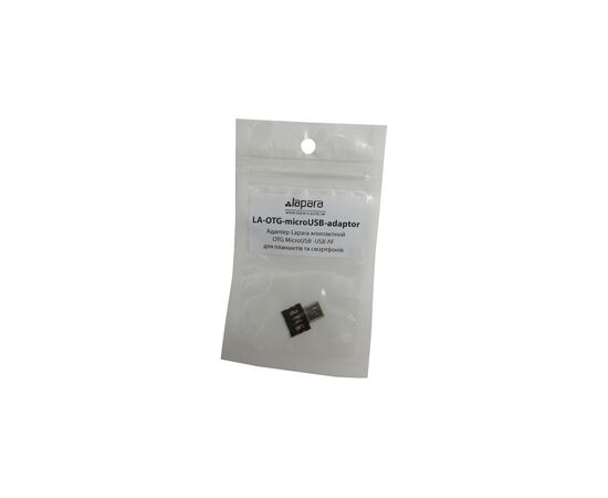 Переходник OTG Micro to USB AF Lapara (LA-OTG-microUSB-adaptor), изображение 3 Переходник OTG Micro to USB AF Lapara (LA-OTG-microUSB-adaptor), изображение 3
