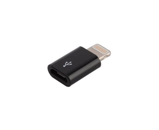 Переходник Lightning to Micro USB Lapara (LA-Lightning-MicroUSB-adaptor black)