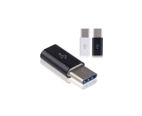 Переходник Type-C to Micro USB Lapara (LA-Type-C-MicroUSB-adaptor black), изображение 7 Переходник Type-C to Micro USB Lapara (LA-Type-C-MicroUSB-adaptor black), изображение 7