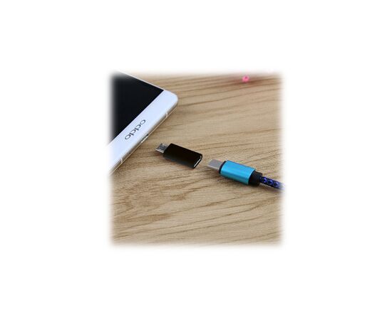 Переходник Lapara Micro USB Male to USB 3.1 Type-C Female black (LA-MaleMicroUSB-TypeC-Female black), изображение 4 Переходник Lapara Micro USB Male to USB 3.1 Type-C Female black (LA-MaleMicroUSB-TypeC-Female black), изображение 4