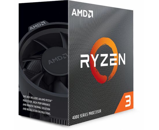 Процессор AMD Ryzen 3 4100 (100-100000510BOX), изображение 2 Процессор AMD Ryzen 3 4100 (100-100000510BOX), изображение 2