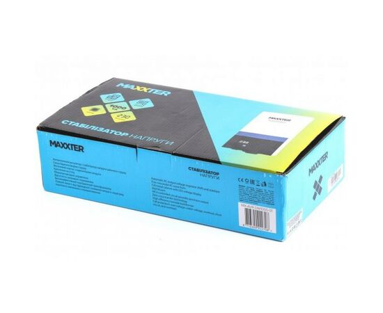 Стабилизатор Maxxter MX-AVR-DW1000-01, изображение 5 Стабилизатор Maxxter MX-AVR-DW1000-01, изображение 5