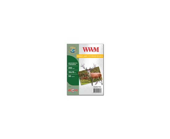 Фотобумага WWM 10x15 (SG260.F50)