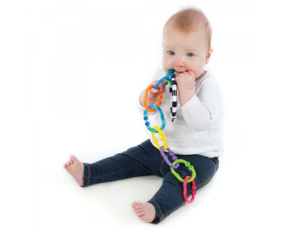 Прорезыватель Playgro Цепочка Зебра (0184558), изображение 2 Прорезыватель Playgro Цепочка Зебра (0184558), изображение 2