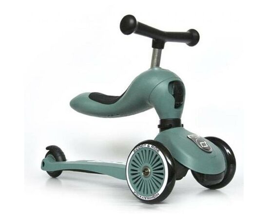 Самокат Scoot&Ride Highwaykick-1 Серо-зеленый (SR-160629-FOREST)