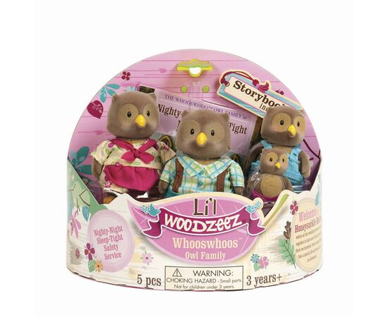 Фигурка Li'l Woodzeez Семья Сов (6007M), изображение 2 Фигурка Li'l Woodzeez Семья Сов (6007M), изображение 2