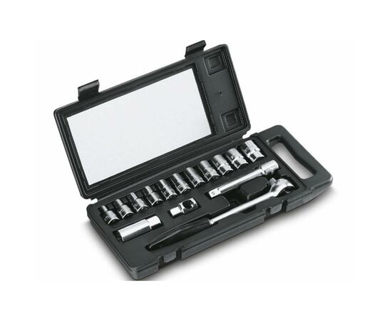 Набор инструментов Stanley торцевых головок 1/2" 12-гранных 15 предметов (1-87-065), изображение 2