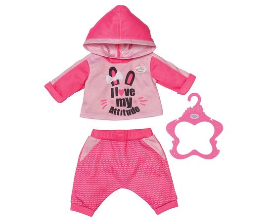 Аксессуар к кукле Zapf Набор одежды Baby Born Спортивный костюм для бега Розовый (830109-1), изображение 2
