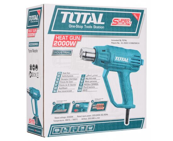 Будівельний фен Total TB200365 (6650675), зображення 5 Будівельний фен Total TB200365 (6650675), зображення 5