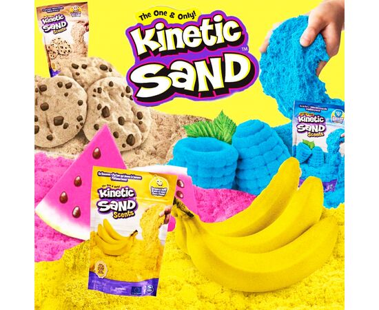 Набор для творчества Kinetic Sand Colour Песок с ароматом Печенья (71473С), изображение 5 Набор для творчества Kinetic Sand Colour Песок с ароматом Печенья (71473С), изображение 5