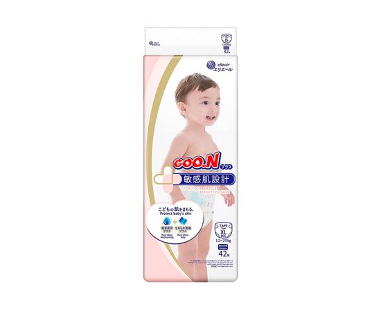 Подгузник GOO.N Plus Big 12-20 кг розмір XL на липучках 42 шт (843337)