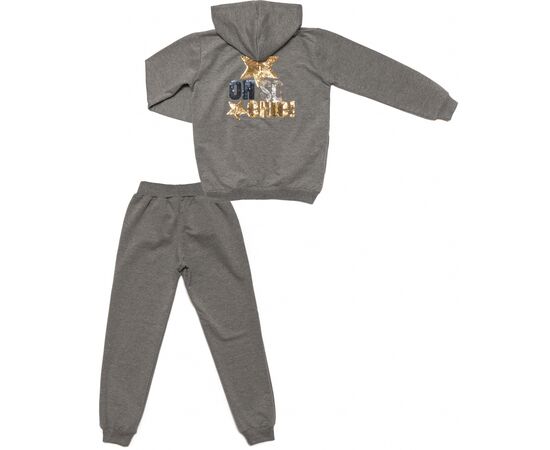 Спортивний костюм Breeze з паєтками (13097-152G-gray), зображення 4 Спортивний костюм Breeze з паєтками (13097-152G-gray), зображення 4