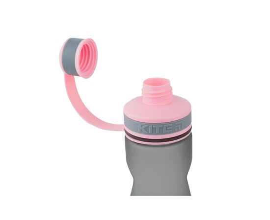 Поильник-непроливайка Kite 700 мл, серо-розовая (K21-398-03), изображение 2