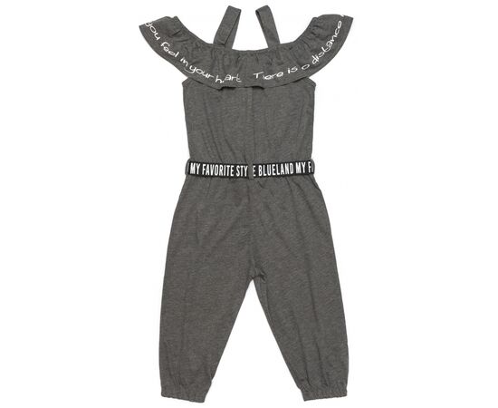 Комбинезон Blueland с оборкой (2476-140G-gray), изображение 2 Комбинезон Blueland с оборкой (2476-140G-gray), изображение 2