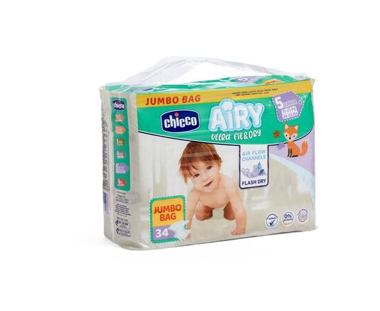 Подгузник Chicco Airy 5 XL 11-25 кг 34 шт (11237.00)