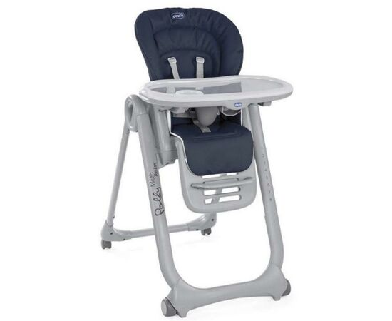 Стульчик для кормления Chicco Polly Magic RELAX синий (79502.39), изображение 3