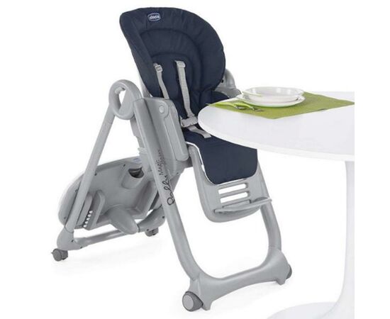 Стульчик для кормления Chicco Polly Magic RELAX синий (79502.39), изображение 5