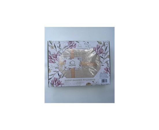 Полотенце Idea Home набор банный коробка 35х75+70х140см микрофибра Beige (6736306)