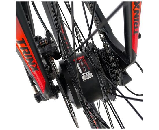 Электровелосипед Trinx E-Bike X1E 26" рама-17" Matt-Black-Green-Blue (X1EMBGB), изображение 6 Электровелосипед Trinx E-Bike X1E 26" рама-17" Matt-Black-Green-Blue (X1EMBGB), изображение 6