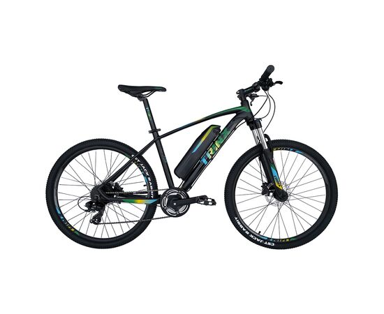 Электровелосипед Trinx E-Bike X1E 26" рама-17" Matt-Black-Green-Blue (X1EMBGB)