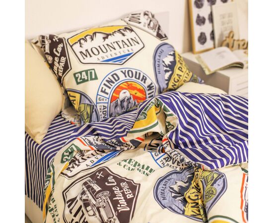 Постельное белье Viluta Сатин Твил 557 214х150 подростковый (557_pd), изображение 5