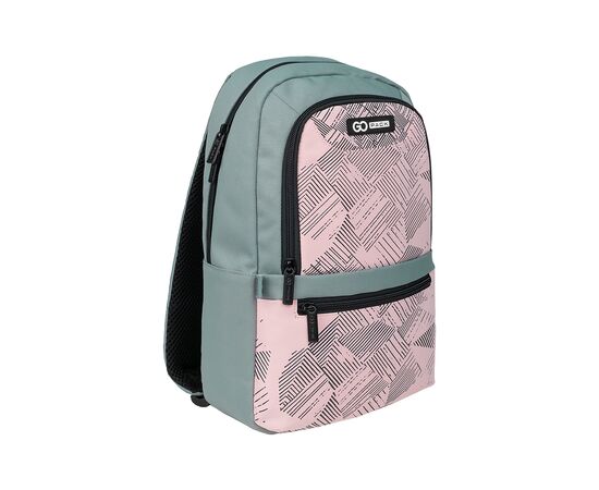 Рюкзак школьный GoPack Education Teens 119-4 серо-розовый (GO22-119S-4), изображение 2 Рюкзак школьный GoPack Education Teens 119-4 серо-розовый (GO22-119S-4), изображение 2