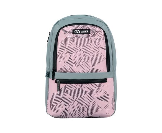 Рюкзак школьный GoPack Education Teens 119-4 серо-розовый (GO22-119S-4)