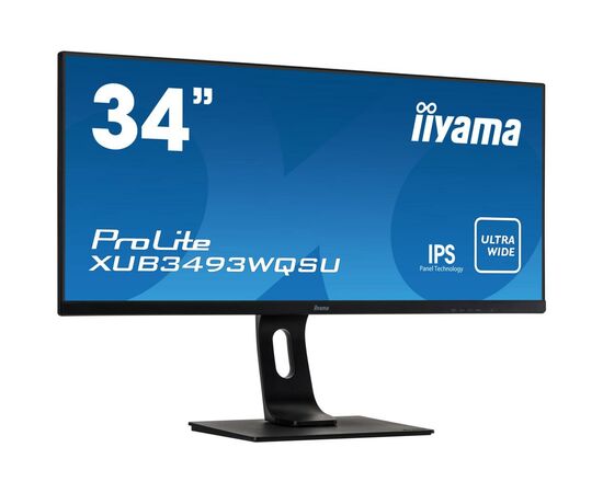 Монітор iiyama XUB3493WQSU-B1, зображення 2 Монітор iiyama XUB3493WQSU-B1, зображення 2