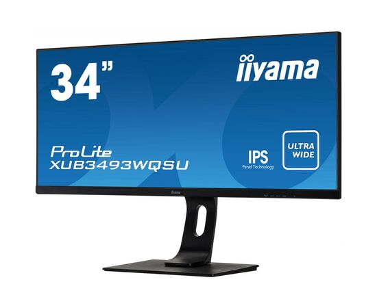 Монітор iiyama XUB3493WQSU-B1, зображення 3 Монітор iiyama XUB3493WQSU-B1, зображення 3