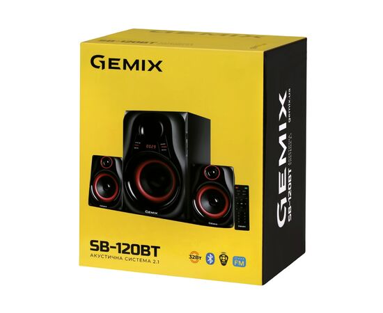 Акустическая система Gemix SB-120BT Black, изображение 5 Акустическая система Gemix SB-120BT Black, изображение 5