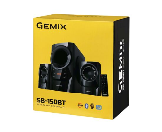 Акустическая система Gemix SB-150BT Black, изображение 5 Акустическая система Gemix SB-150BT Black, изображение 5