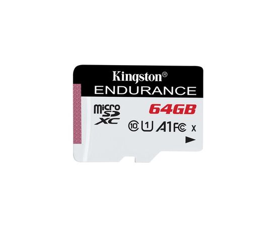 Карта памяти Kingston 64GB microSDXC class 10 UHS-I U1 A1 High Endurance (SDCE/64GB)