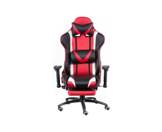 Кресло игровое Special4You ExtremeRace black/red/white with footrest (E6460), изображение 2 Кресло игровое Special4You ExtremeRace black/red/white with footrest (E6460), изображение 2