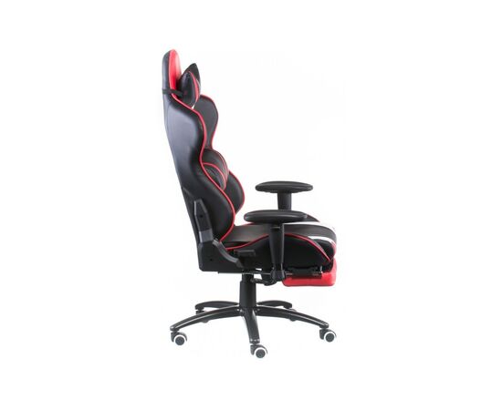 Кресло игровое Special4You ExtremeRace black/red/white with footrest (E6460), изображение 3 Кресло игровое Special4You ExtremeRace black/red/white with footrest (E6460), изображение 3
