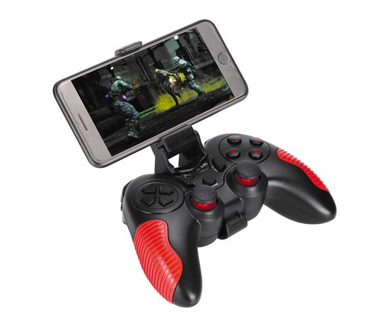 Геймпад Xtrike GP-45 Wireless Android/PS3/PC Black/Red (GP-45), зображення 3 Геймпад Xtrike GP-45 Wireless Android/PS3/PC Black/Red (GP-45), зображення 3