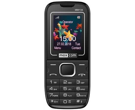 Мобільний телефон Maxcom MM134 Black