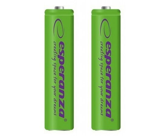 Аккумулятор Esperanza AAA 1000mAh Ni-MH * 2 green (EZA101G)