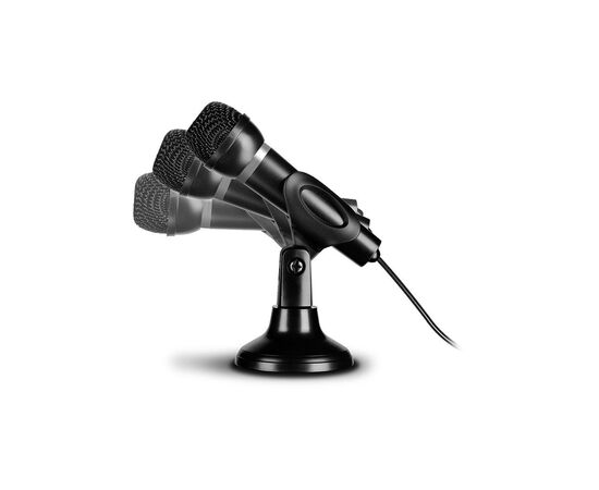 Мікрофон Speedlink Capo USB Desk and Hand Microphone Black (SL-800002-BK), зображення 2 Мікрофон Speedlink Capo USB Desk and Hand Microphone Black (SL-800002-BK), зображення 2